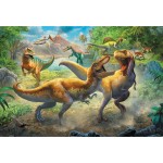 Casse-tête - Bataille de tyrannosaures